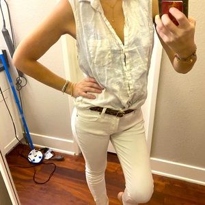 Frank & Eileen 100% linen shirt